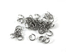 200 x 7x1mm 304 Stainless Steel Jump Rings, Round Open Jump Rings (C0582)