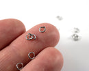 400 x Stainless Steel Round Open Jump Rings, 4x0.7mm (C0580)