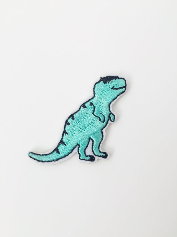 Tyrannosaurus Iron-on Patch, Cute Dinosaur Embroidery Applique