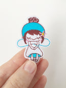 Tooth Fairy Iron-on Patch, Fairy Embroidery Applique