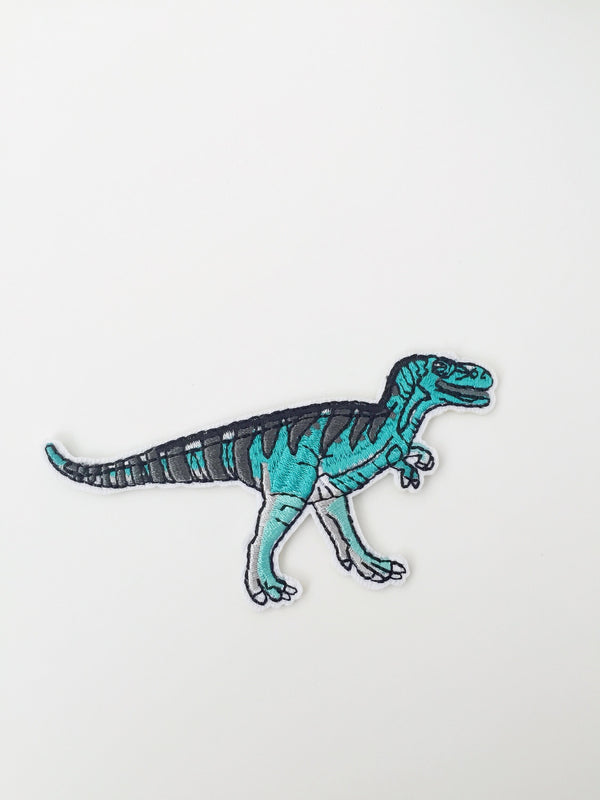 Tyrannosaurus Iron-on Patch, T-Rex Embroidery, Dinosaur Applique
