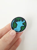 Earth Iron-on Patch, Planet Motif