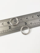 1 pair x Stainless Steel Sleeper Earring Hoops, 14mm (1786S)