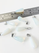 1 x Opalite Drop Pendant, 35x11mm Healing Gemstone Pendant (1845)