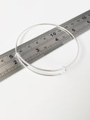 1 x Silver Plated Stainless Steel Bracelet Blank (1791)