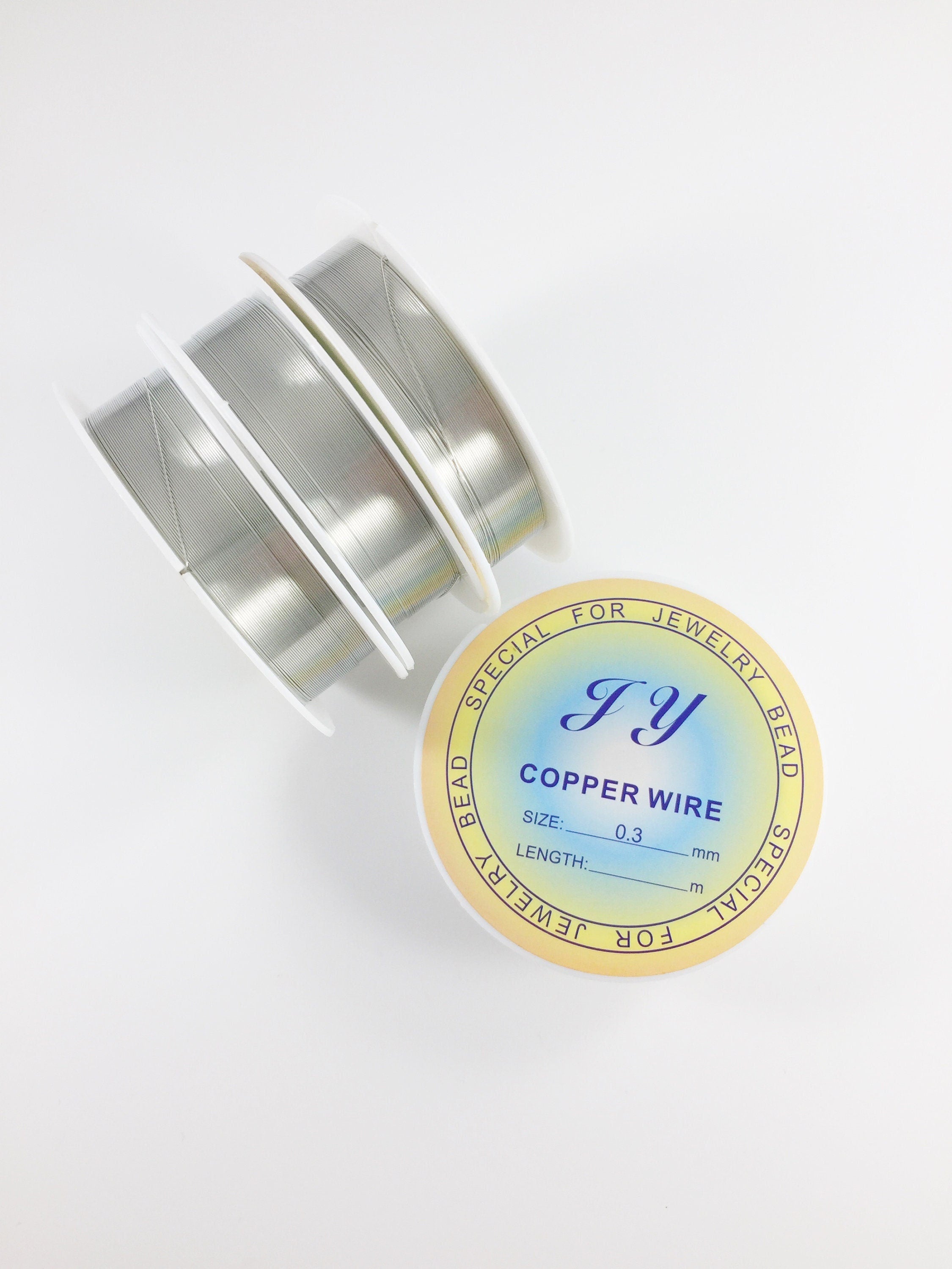 0.3mm Silver Wire 28 Gauge Silver Tone Craft Wire Copper Jewellery Wire (2444)