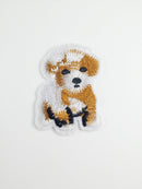 Puppy Iron-on Patch, Cute Dog Embroidered Badge
