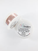 1 spool x 24 Gauge Rose Gold Soft Wire