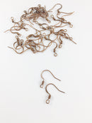20 pairs x Antique Copper Earring Hooks