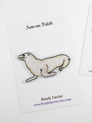 Seal Iron-on Patch, Embroidered Arctic Seal Applique (P090)
