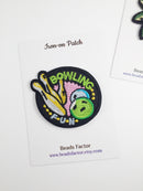 Bowling Stick-on Patch, Bowling Applique