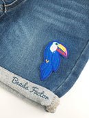Toucan Iron-on Patch, Exotic Bird Embroidery Badge (P090)