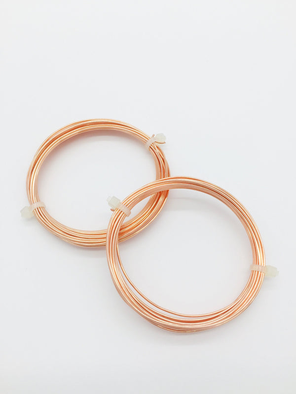1mm Non Tarnish Copper Wire Round Non Tarnish Copper Wire Tarnish Resistant Jewellery Wire Copper Wire (3031)