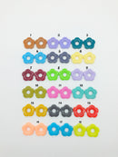 2 x Chunky Acrylic Flower Beads, 26mm