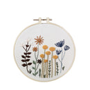 Full Embroidery Kit for Beginners, Wild Flowers Pattern