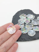 40 x Aurora Borealis Petal FlowerCharms, 20x17mm (3160)
