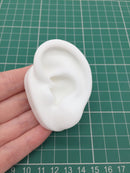 Soft Silicone Ear Earring Display Life Size, Jewellery Photo Prop (1801)