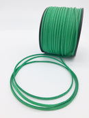 Emerald Green Faux Suede Cord, 3mm (R2)