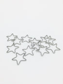 8 x Stainless Steel Star Connectors, 21mm (3284)