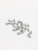 20 x Stainless Steel Lobster Clasps, 10x6mm (SS002)