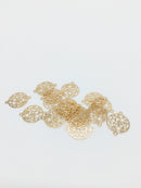10 x Gold Plated Filigree Star Connectors, 17x13mm