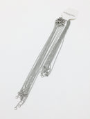 1 x Stainless Steel Cable Chain Necklace with Lobster Clasp, 14.6 inches Gold or Silver Colour