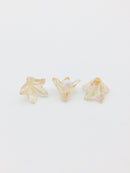 20 x Blush Champagne Flower Beads, 15x17mm (A10)