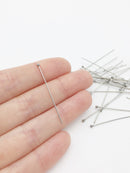 50 x Stainless Steel Ball Head Pins, 40x0.7mm (3718)