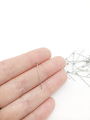 50 x Stainless Steel Ball Head Pins, 25x0.7mm (3721)