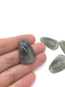 2 x Marble Effect Acrylic Trapezoid Pendants, 30x19mm (3722)