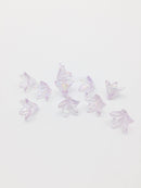 20 x AB Light Purple Acrylic Flower Beads, 15x17mm (A10)